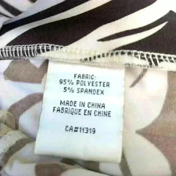 Dynamite High Waisted Brown A line Floral Skirt - Size 1 Great Condition - Picture 3 of 5